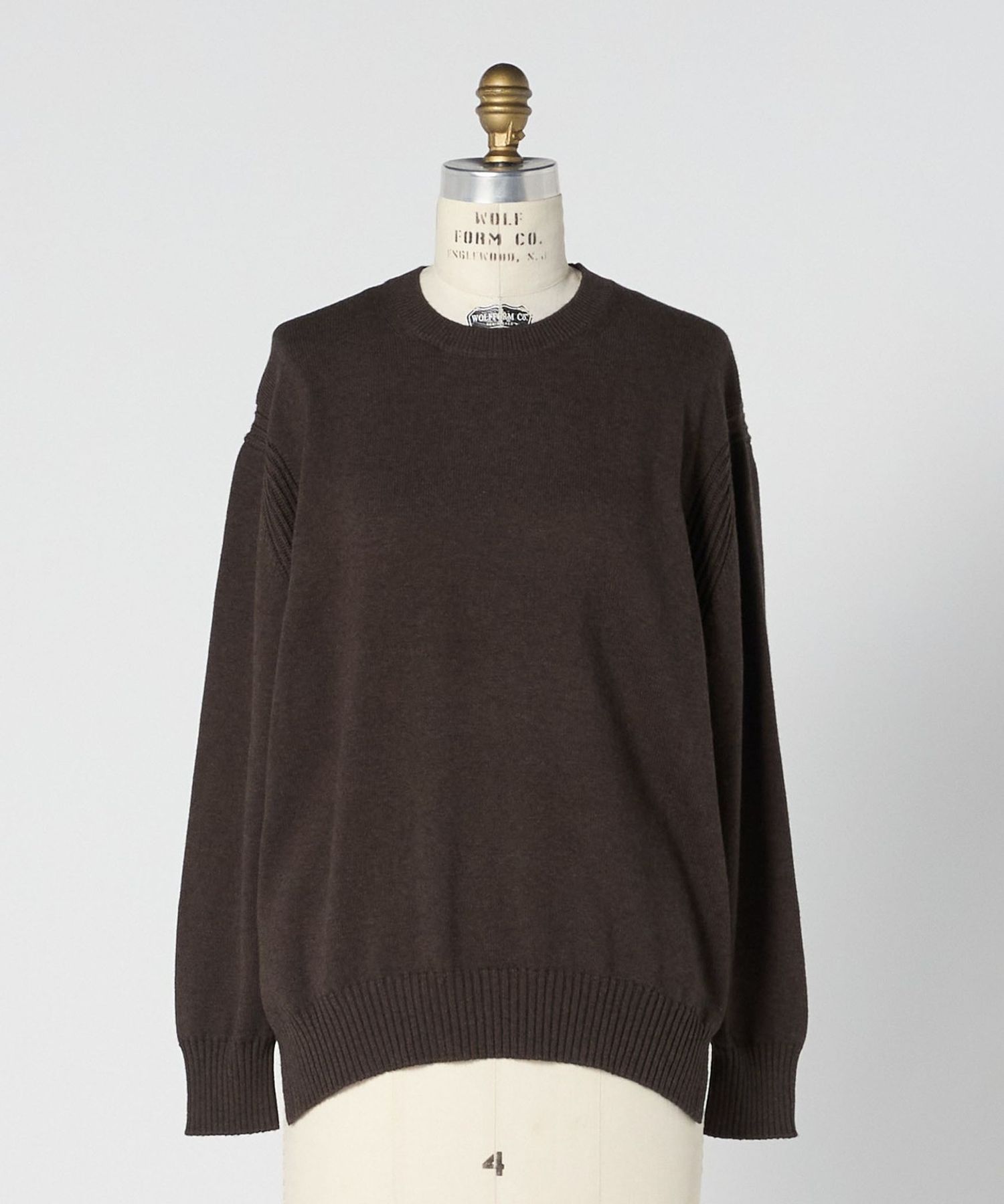 FALL 9Gクルーネックニット