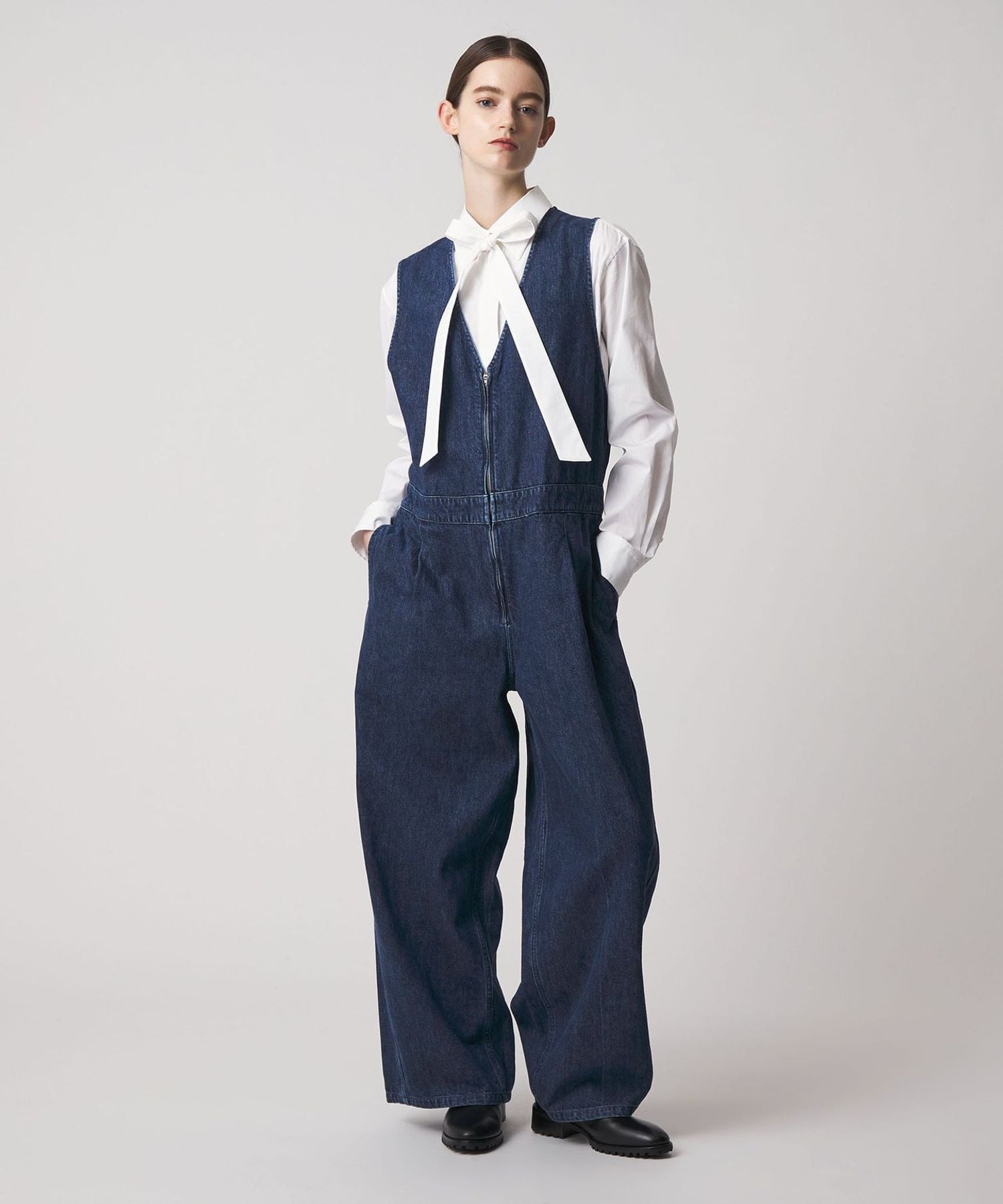 FALL2 デニムサロペット