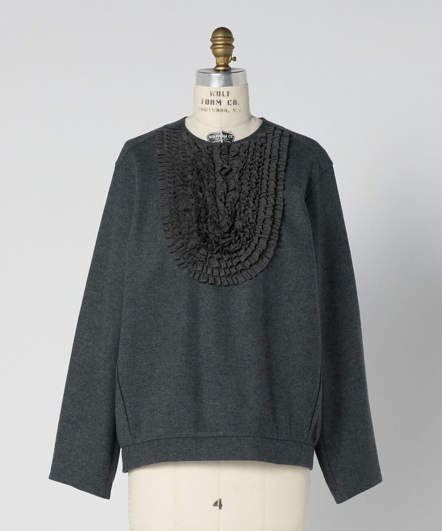 FALL2 ウールフリルブザムブラウス