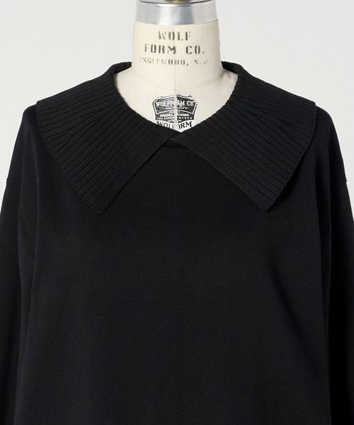 ⭐︎アンナ⭐︎ Drawer FALL2 7Gパフスリーブロングスリーブニット AKIRANAKA（アキラナカ）の「ラウンドパネルスリーブニットプル