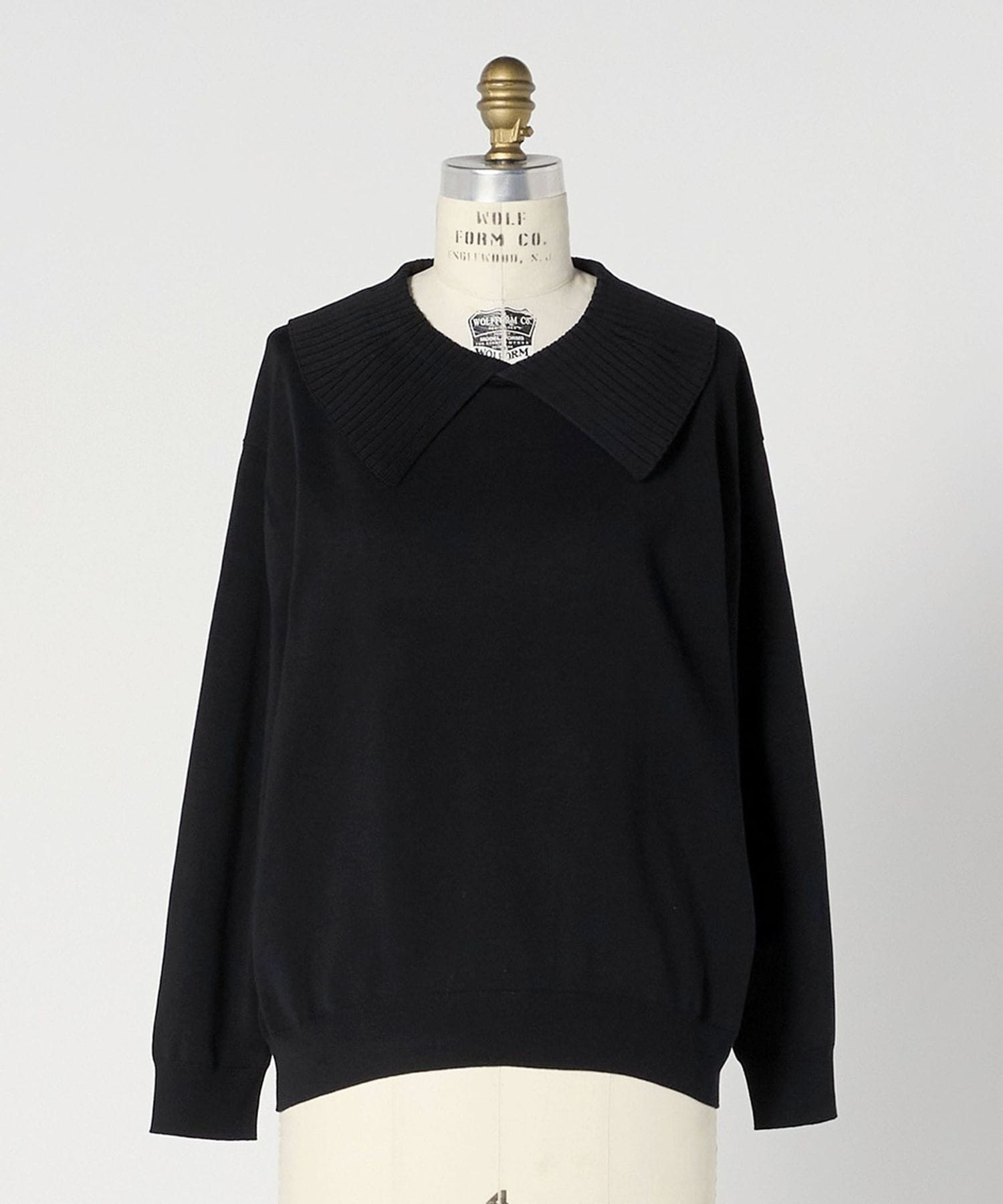 Drawer FALL2 7G パフスリーブロングスリーブニット　カシミヤ Drawer FALL2 7G パフスリーブロングスリーブニット カシミヤ