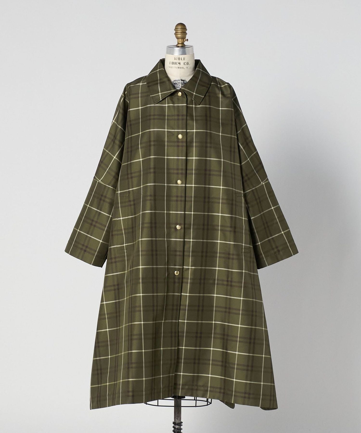 FALL2 タータンチェックコート