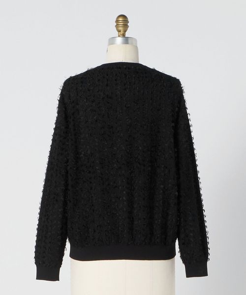 FALL2 16Gカットフリンジカーディガン