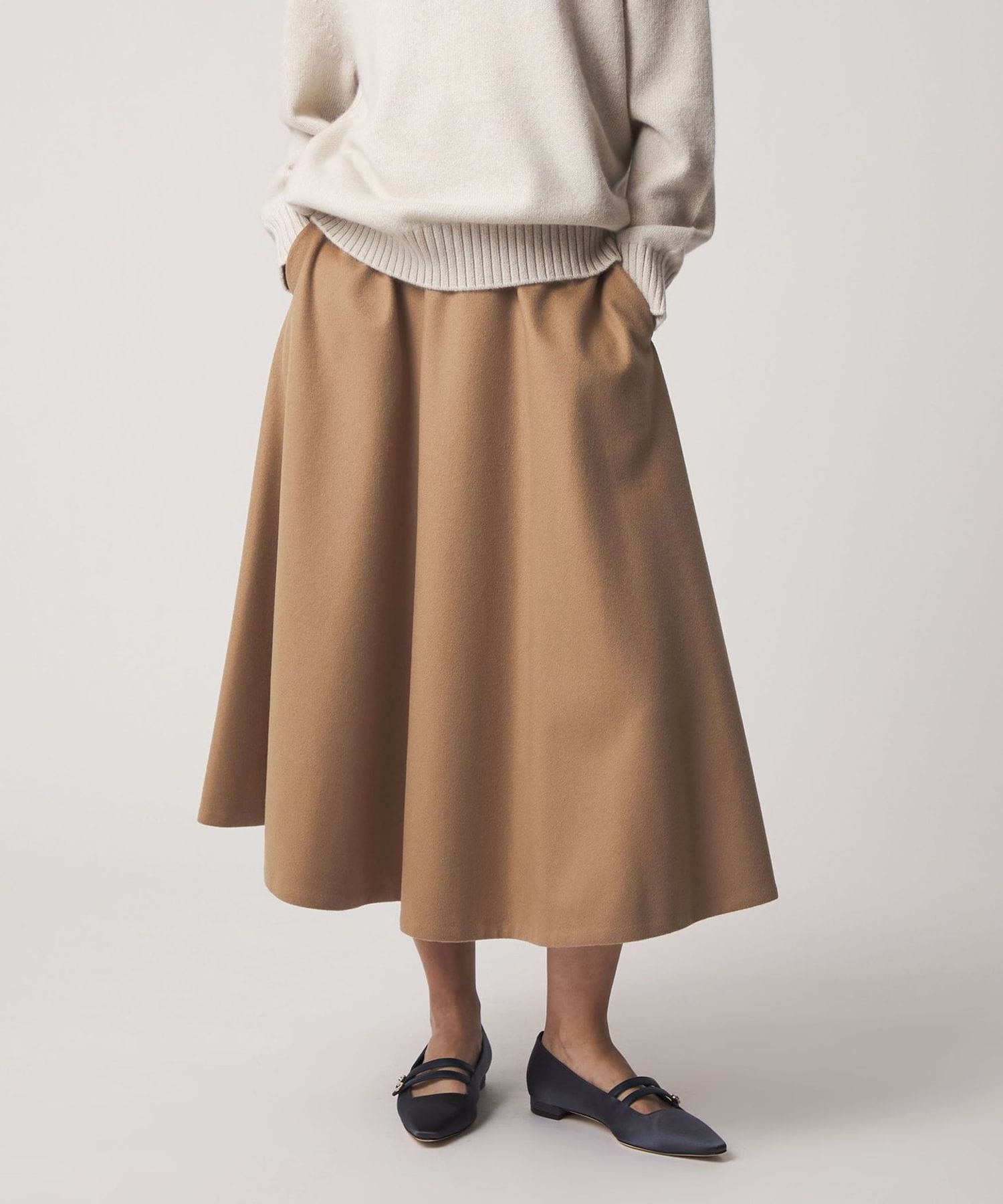 FALL2 ビーバーフレアスカート
