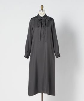 DRAWER/WINTER1 シルクフリルワンピース/ワンピース