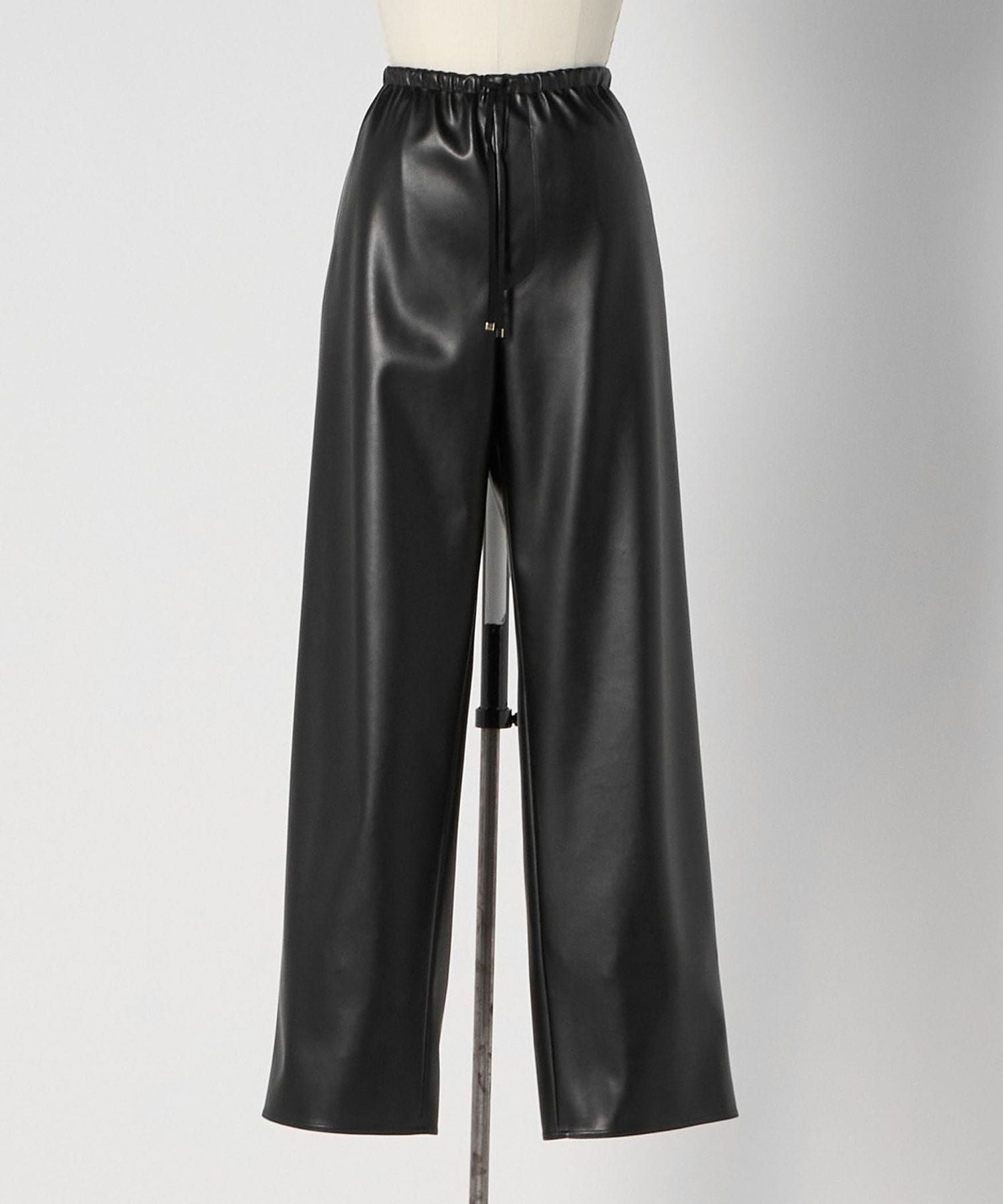 WINTER1 レザーライクドロストストレートパンツ WINTER1 レザーライクドロストストレートパンツ