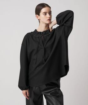 DRAWER/WINTER1 ギャザーカラーロングスリーブブラウス/シャツ / ブラウス