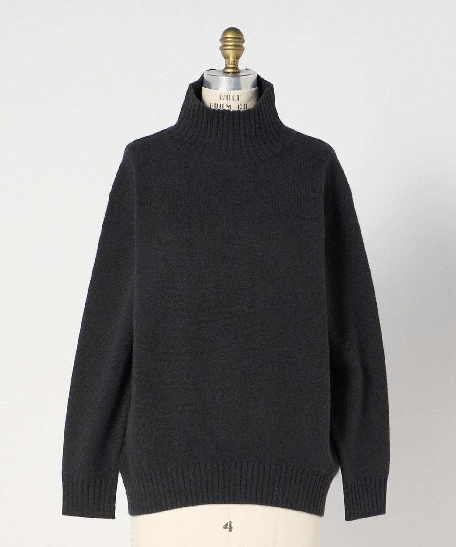 draw drawers タートルネックニット WINTER1 7Gタートルネックニット（DARK GRAY）