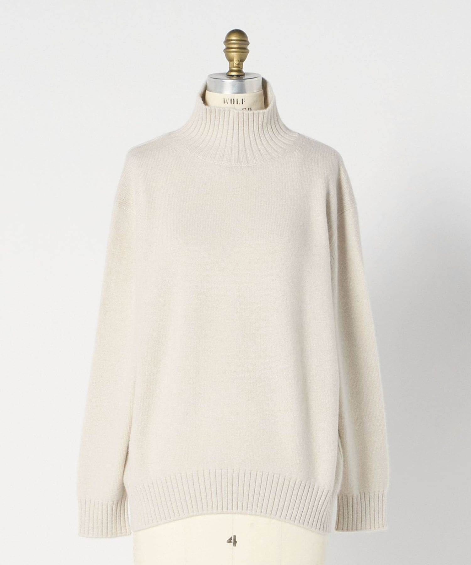 draw drawers タートルネックニット WINTER1 7Gタートルネックニット（LIGHT GRAY）