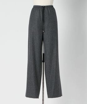 DRAWER/WINTER2 グレンチェックドロストパンツ/イージーパンツ