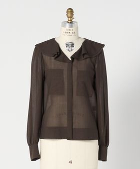 DRAWER/WINTER2 フリルカラーブラウス/シャツ / ブラウス