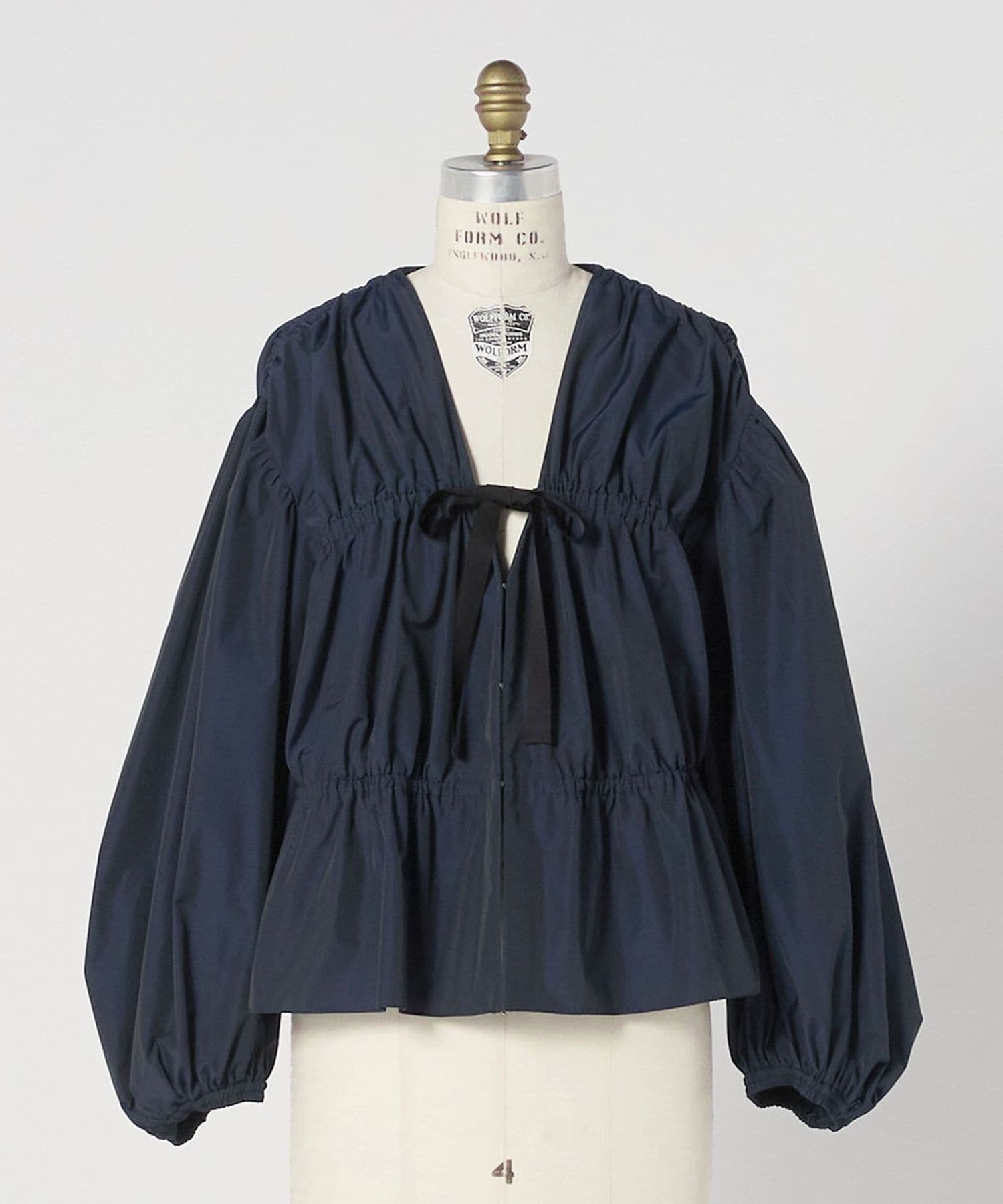 WINTER1 リボンギャザーブラウス