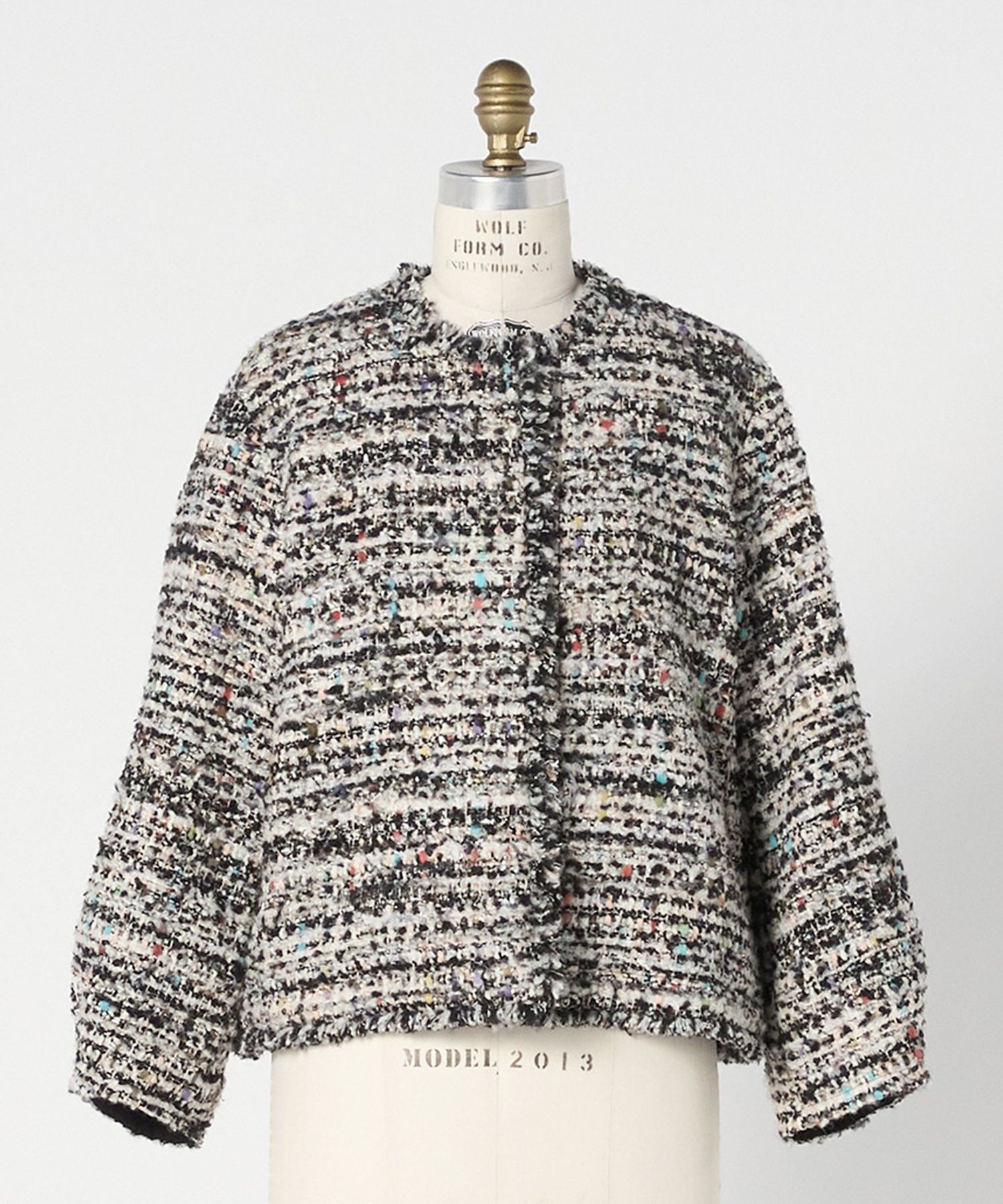 WINTER2 ツイードフリンジブラウスジャケット