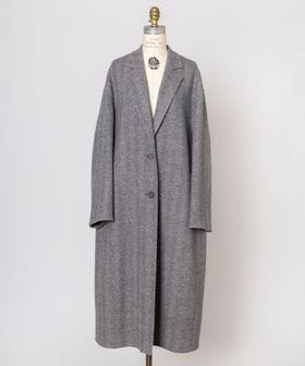 DRAWER/WINTER1 ヘリンボーンケヌキチェスターコート/チェスターコート