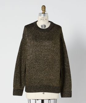 DRAWER/WINTER3 ラメクルーネックニット/ニット / セーター
