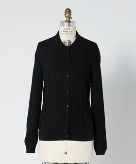 DRAWER/WINTER3 18Gリブ編みカーディガン/カーディガン / ボレロ