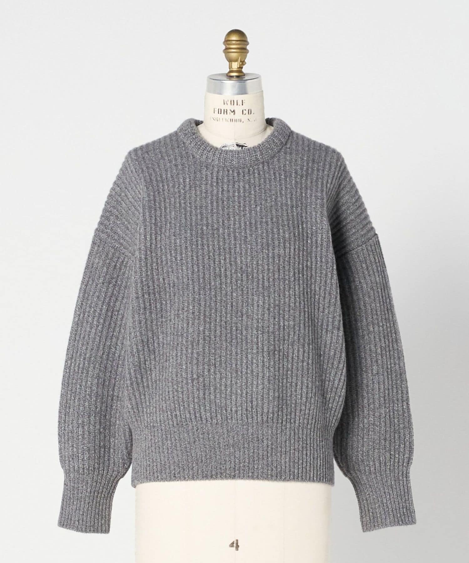 DRAWER 105,600円22FW ウールカシミヤクルーネックニット 22FWDrawerウールカシミヤクルーネックニット