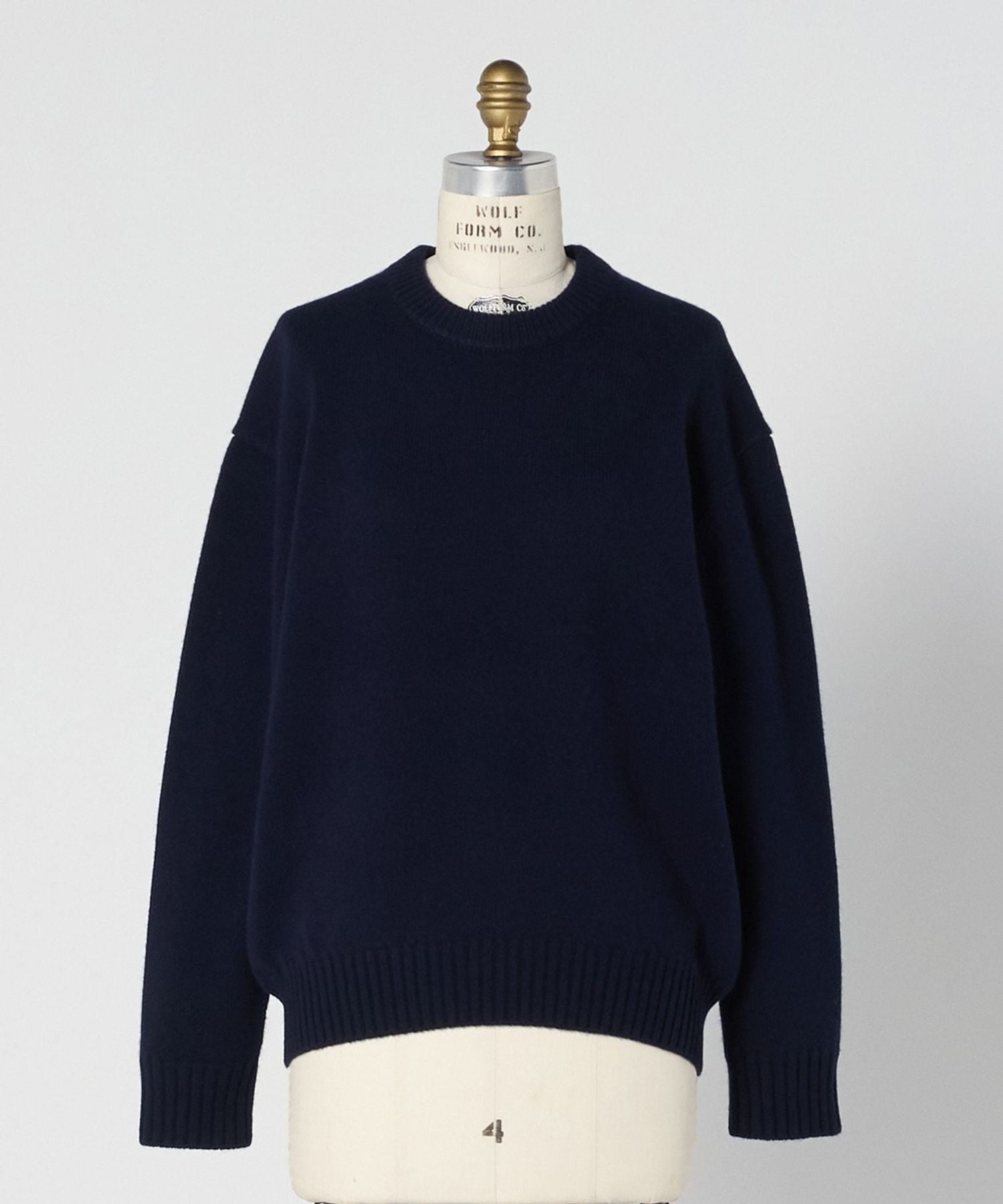 WINTER3 7Gクルーネックロングスリーブニット