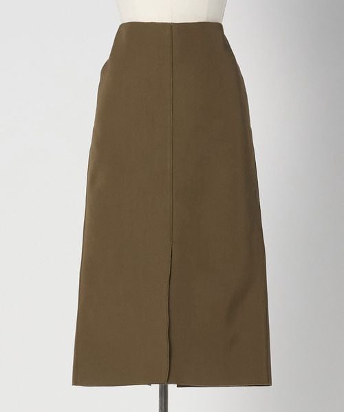DRAWER/WINTER3 ツイルタイトスカート/ミモレ / ロング