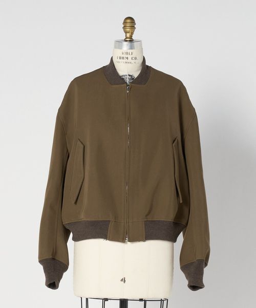 DRAWER/WINTER3 ツイルリブブルゾン/その他コート / ブルゾン