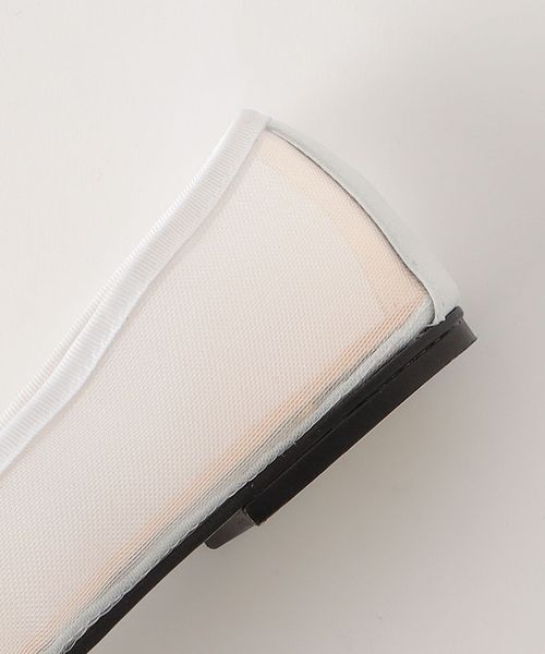 SPELTAxDrawer＞ OLGA RETE WHITE バレエシューズ