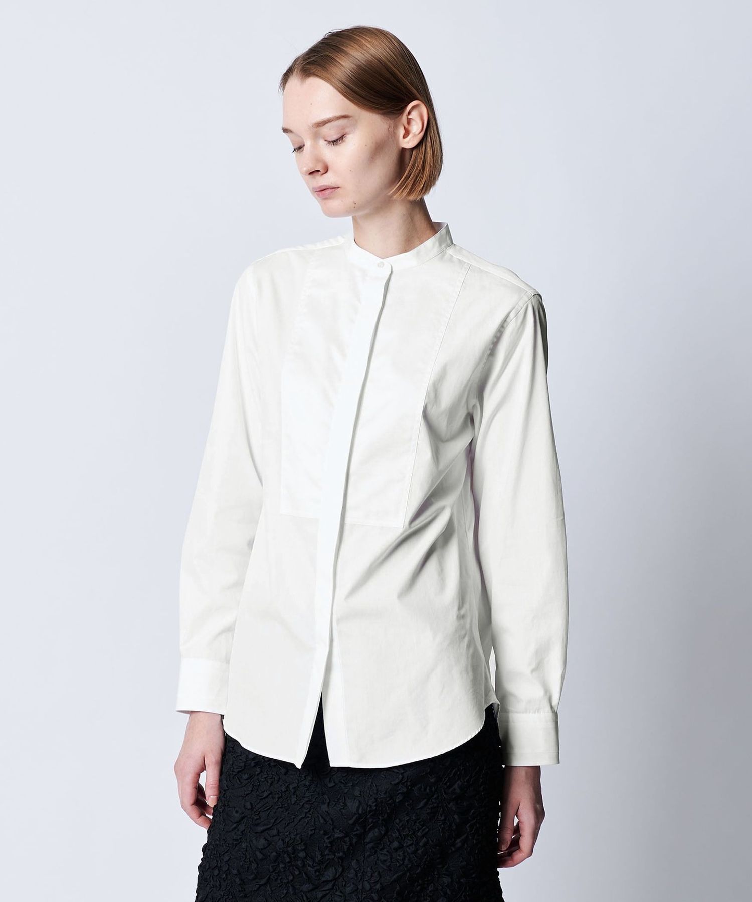 【美品】Drawer チェックプザムスタンドカラーシャツ CH スタンドカラーシャツ - 【シサム工房 公式OnlineStore】FAIR
