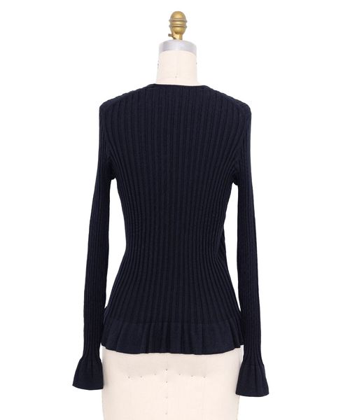 Drawer - RESORT1 18Gペプラムリブクルーニット Drawer｜RESORT1 18Gペプラムリブクルーニット | Rakuten
