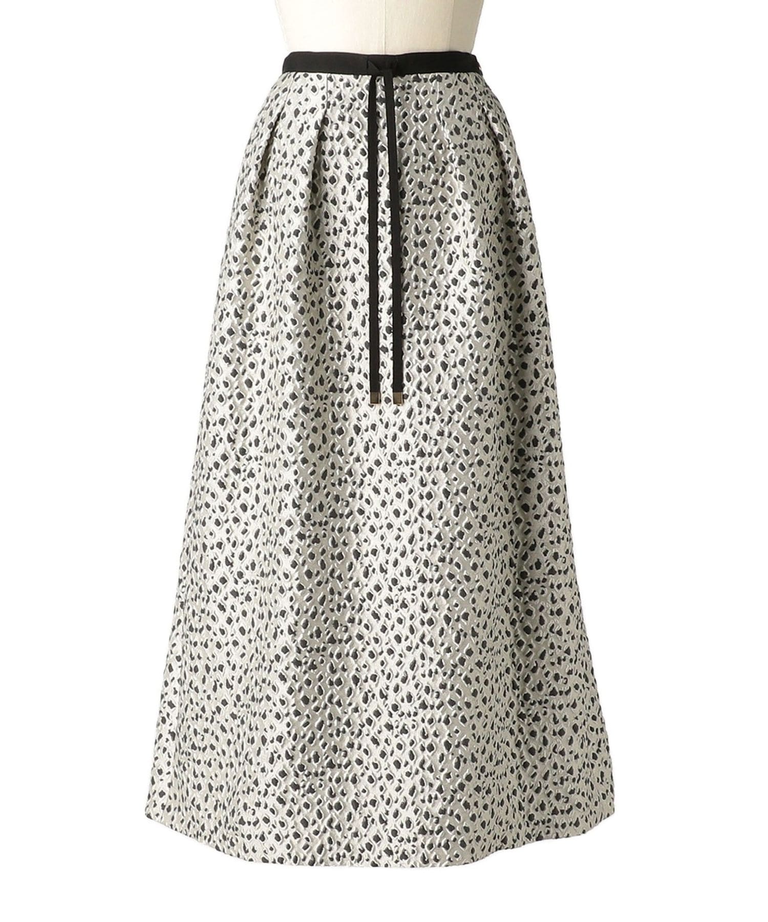 RESORT1 ドットジャガードスカート