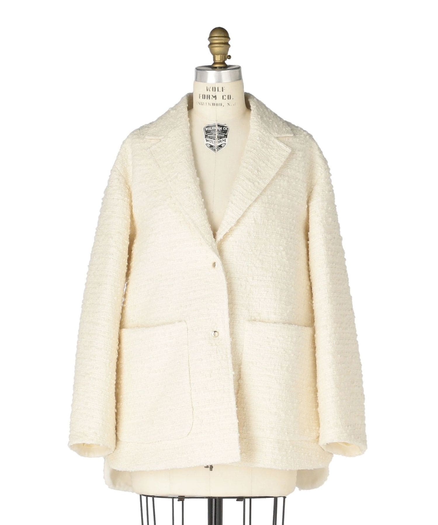 RESORT1 ツイードテーラードジャケット