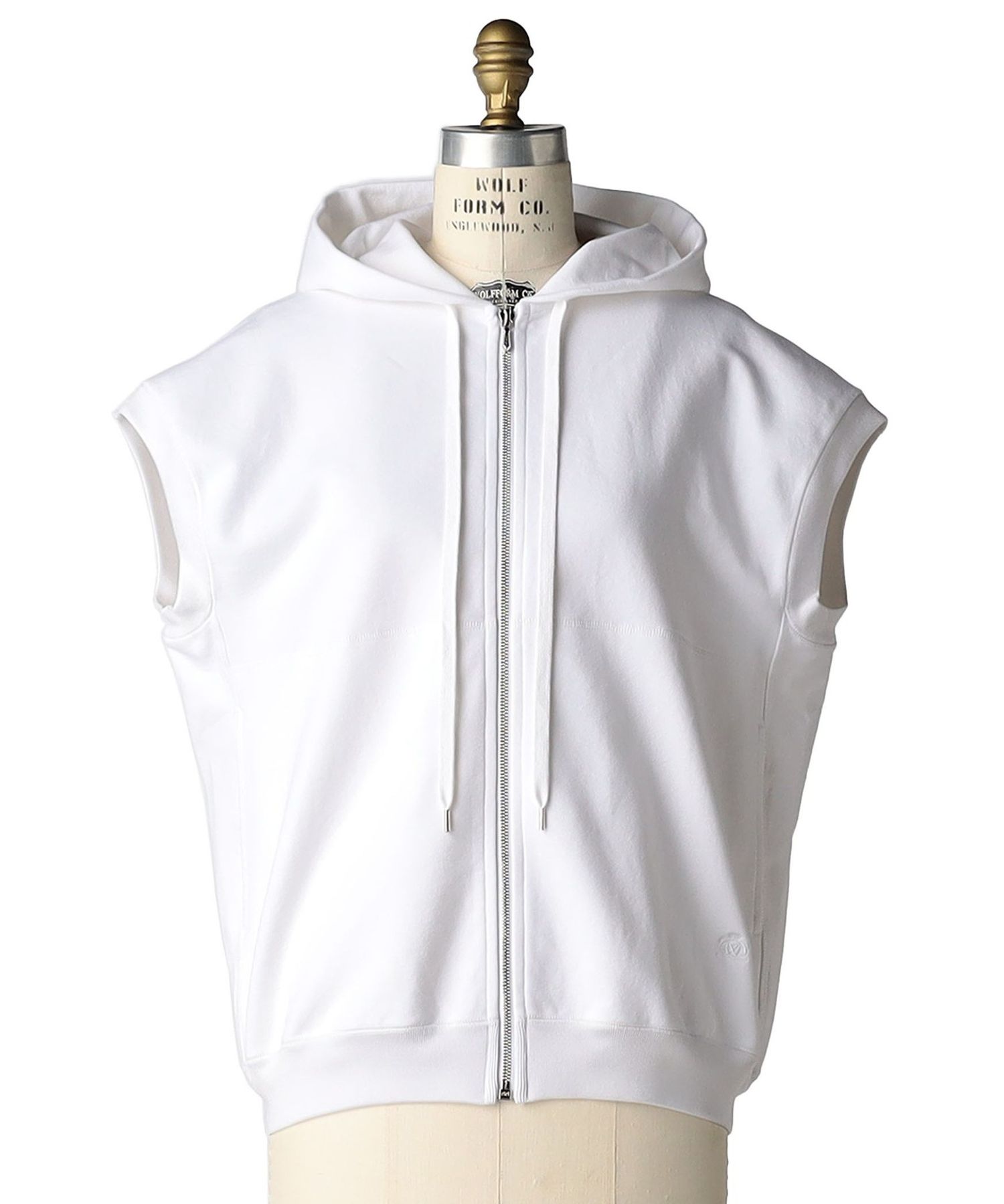 RESORT1 裏毛ノースリーブフーディー