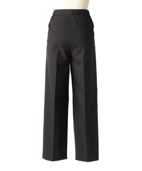 RESORT1 ウールタックテーパードパンツ