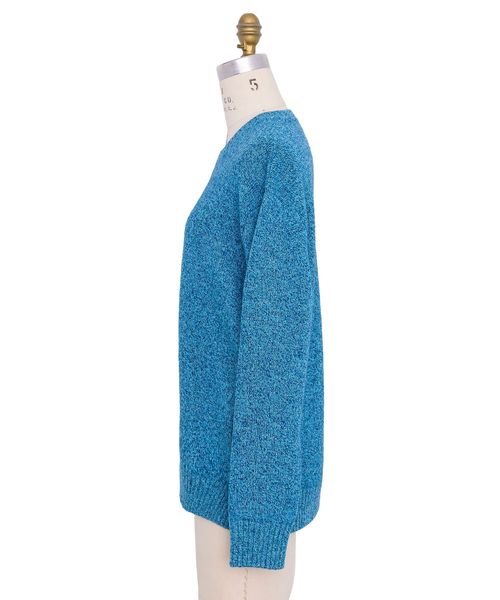 RESORT2 7Gメランジクルーネックニット