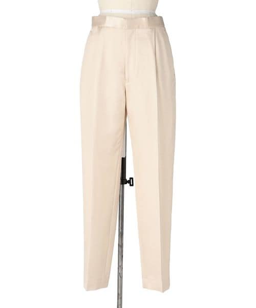 DRAWER/SPRING ツイルバックギャザーパンツ/スラックス