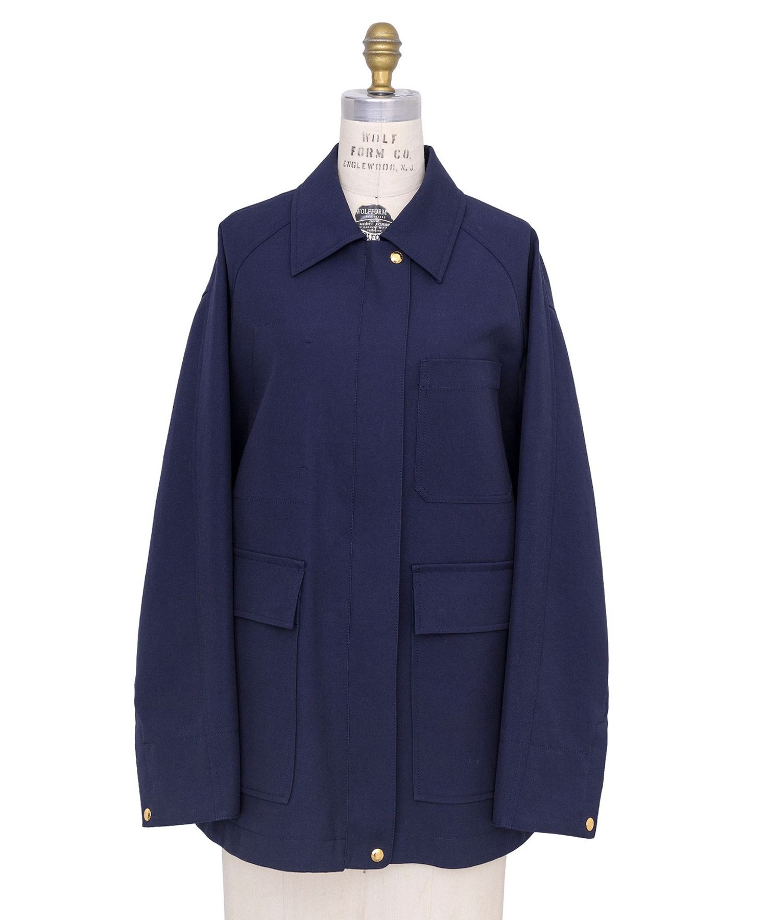 ドゥロワー FALL1 コットンカバーオールジャケット 美品】今期