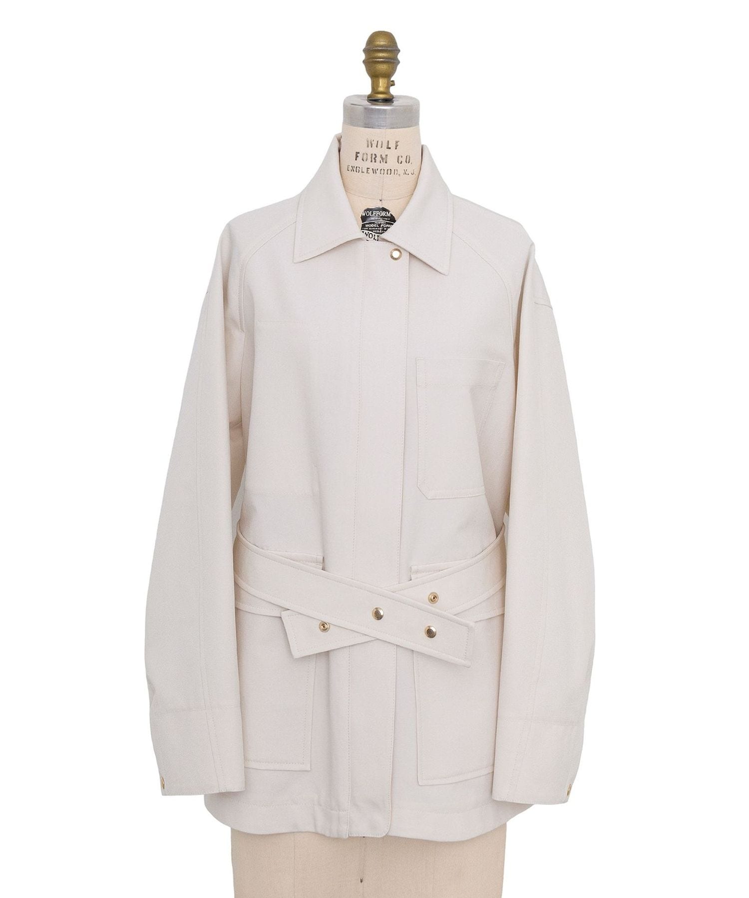 ドゥロワー　FALL1 コットンカバーオールジャケット 美品】今期 ドゥロワー FALL1 コットンカバーオールジャケット - メルカリ