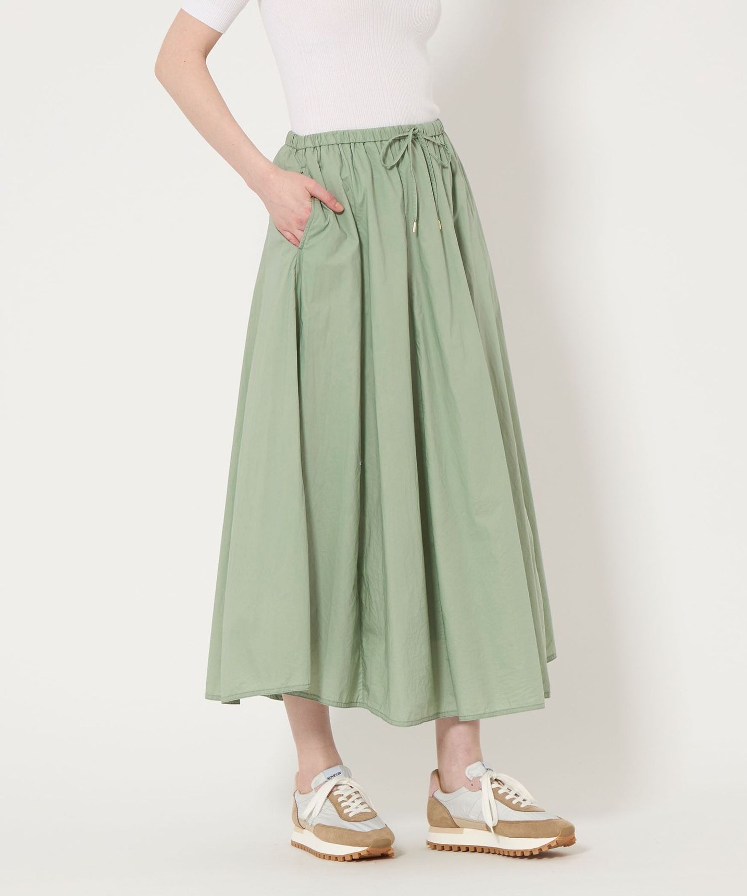 a*e様 Drawer / ウエストギャザースカート タフタギャザースカート | AND ON JIONE STORE（アンドオン