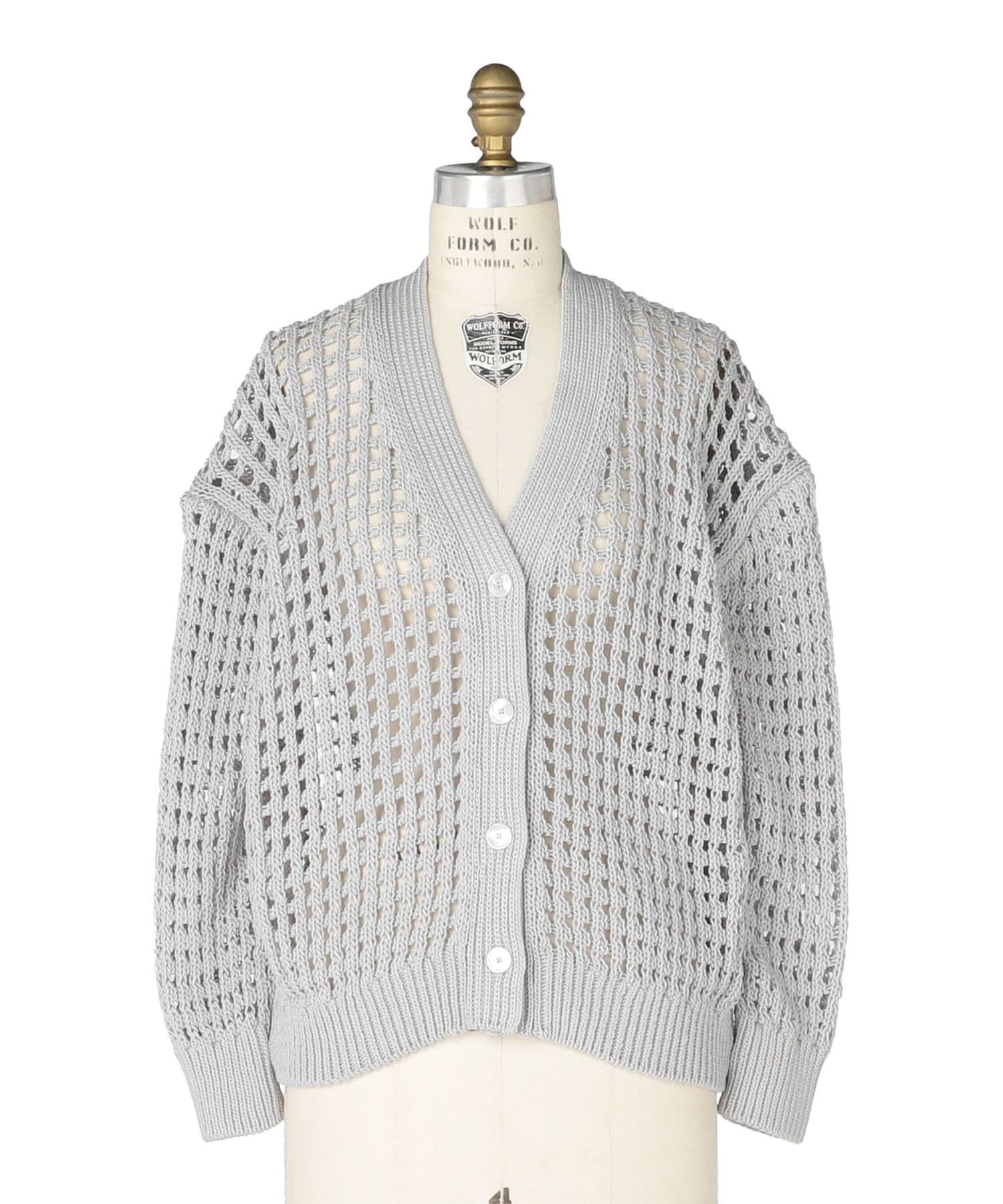 DRAWER 今季 SUMMER 3Gアイレットカーディガン SUMMER 3Gアイレットカーディガン