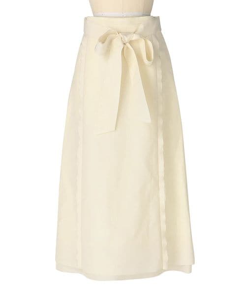 DRAWER/SUMMER ウェストリボンスカート/ミモレ / ロング