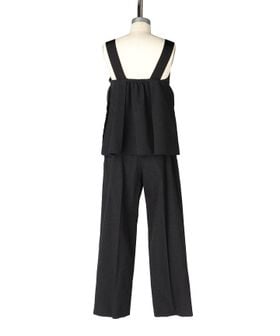 ドゥドゥ◇サロペット◇美品 SUMMER ドットモールサロペット