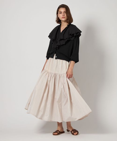 DRAWER M.SUMMER2 16Gボリュームスリーブカーディガン 新品 Drawer｜M.SUMMER2 16Gボリュームスリーブカーディガン