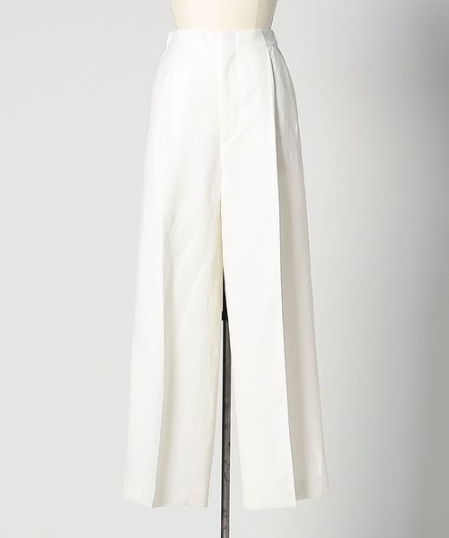 DRAWER/M.SUMMER2 ツイルホワイトパンツ/スラックス