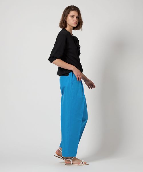 Drawer ドロワー クロップドパンツ 青 36(S位) 0197624D0017 Drawer - Drawer ドロワー クロップドパンツ 36(S位) 青 【古着