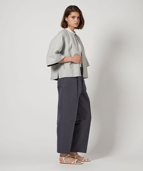 BRIEFING グレー ラグランスリーブジャケット RELAX TAPERED_2】【秋冬】4釦1掛けダブルジャケット/ネイビー