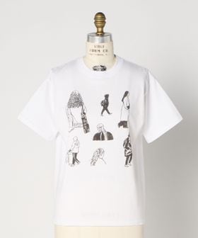 THE INTERNATIONAL ART COLLECTION/＜THE INTERNATIONAL ART COLLECTION x Drawer＞ イラストプリント Tシャツ/Tシャツ / カットソー