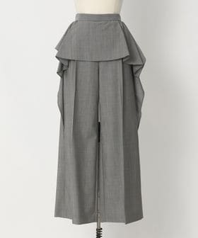 DRAWER/PRE ラッフルワイドパンツ/その他パンツ