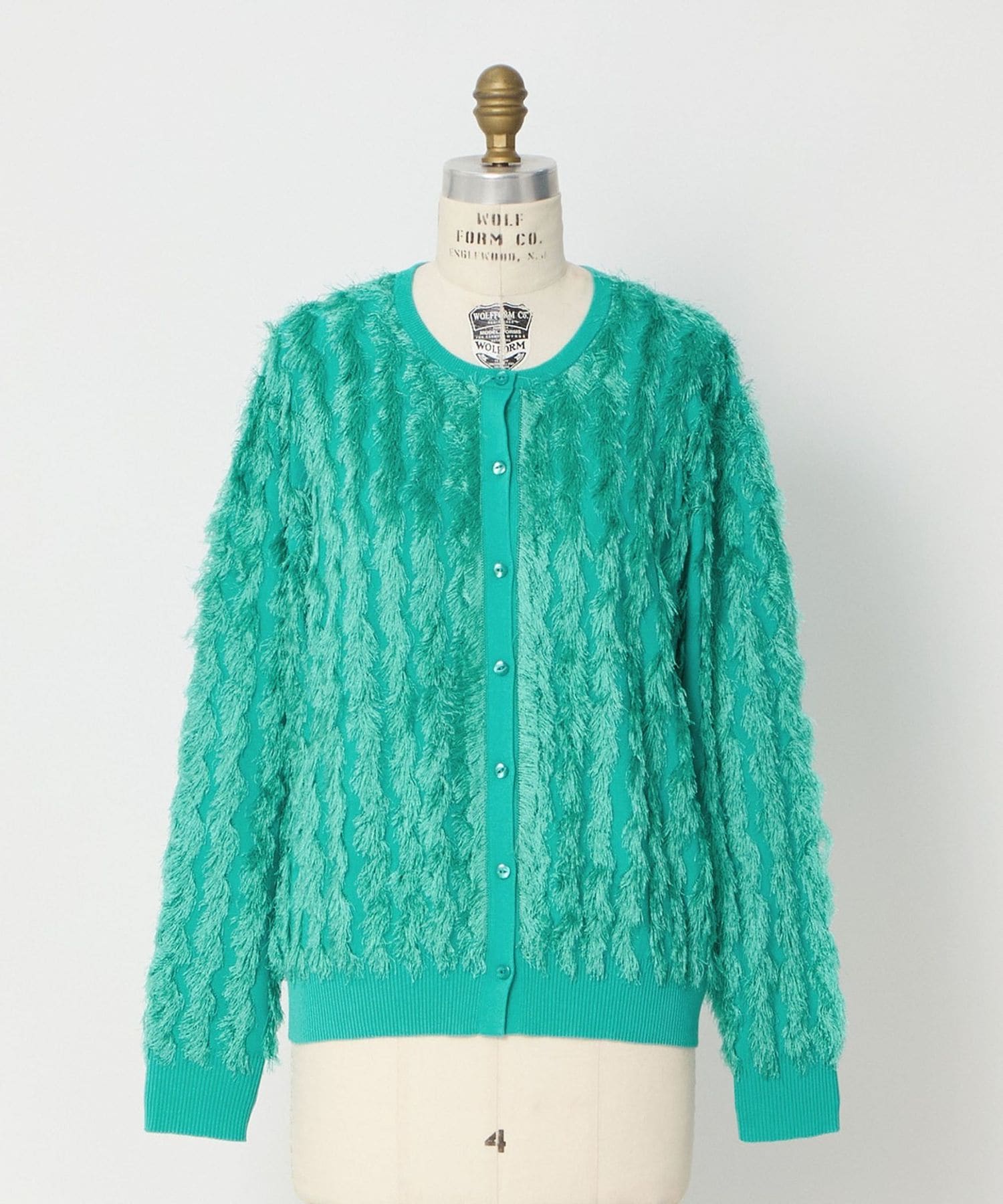 FALL1 16Gカットフリンジカーディガン