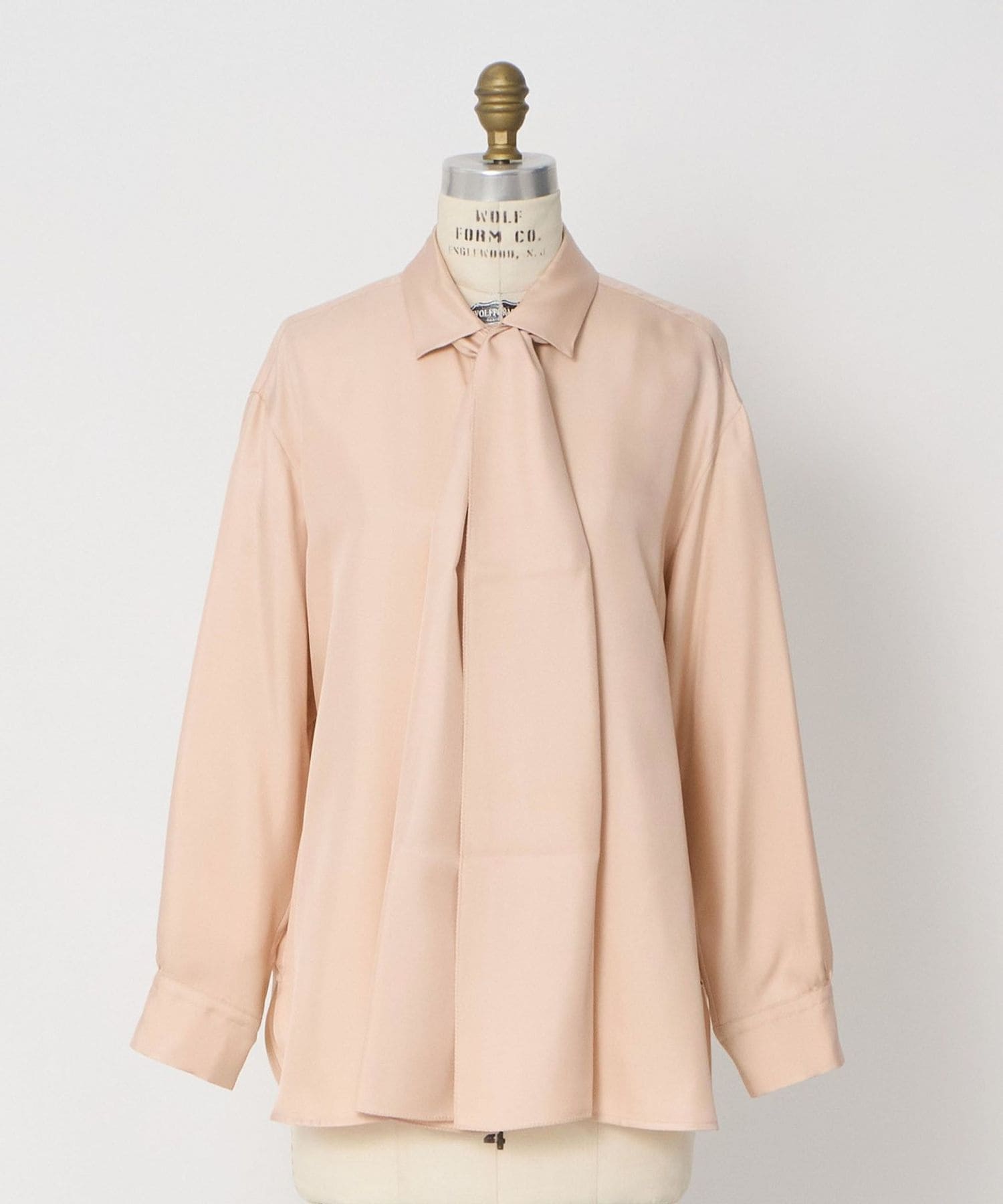 FALL1 シルクリボンタイブラウス