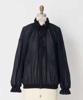 DRAWER/FALL1 ギャザーカラーロングスリーブブラウス/シャツ / ブラウス