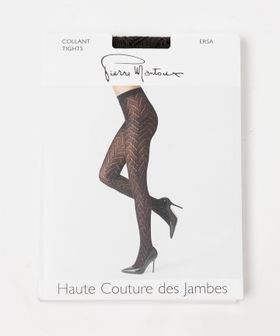 Pierre Mantoux/＜PIERREMANTOUX＞ COLLANT ERSA ヘリンボーンタイツ/タイツ / ストッキング