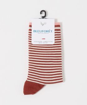 BLEU FORET/＜BLEU FORET＞ ボーダーショートソックス/ソックス / 靴下